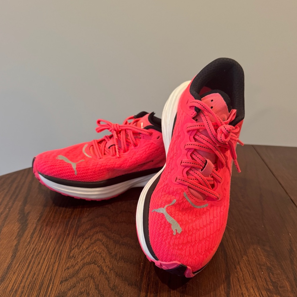 Puma Womens Deviate Nitro 2 Running Sneaker Shoes - Pink